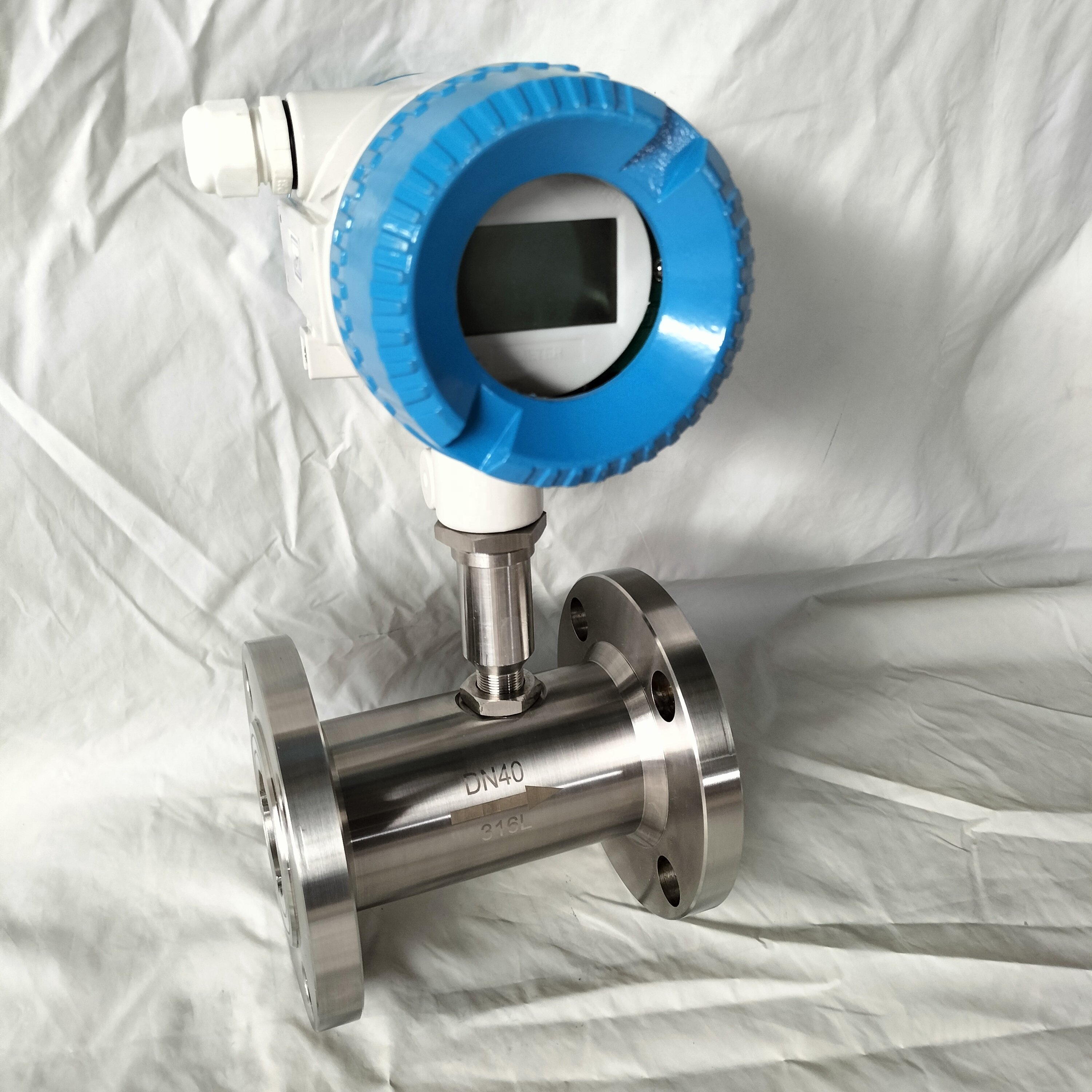 Digital Totalizer Liquid Flow Calculator 24DC Power Supply 25mm 32mm 40mm Turbine Flow Meter