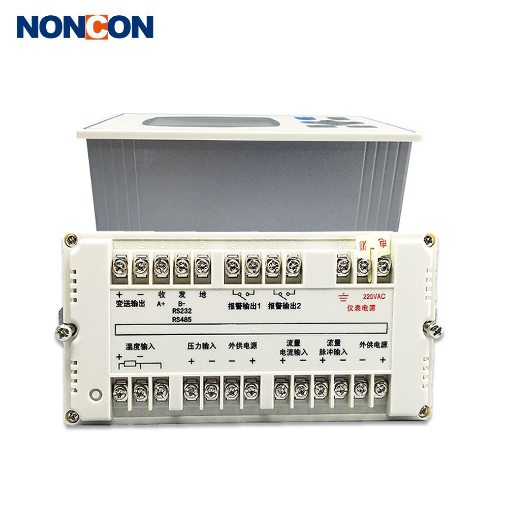 1-5v or 2-10v Liquid Temperature Pressure Steam Digital Flow Indicator Meter Counter Superheated Steam Flow Totalizer Meter