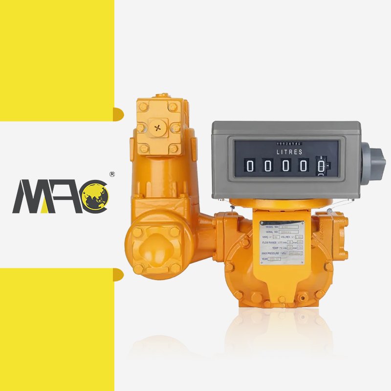 Petroleum Oil Gas Water Flowmeter Volumetric Positive Displacement Flow Transmitter Measurement Meter