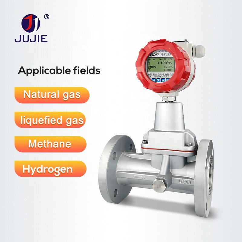 Gas Flow Meter Precession Vortex Flowmeter Natural Gas Methane Air Nitrogen Oxygen Air Flowmeter