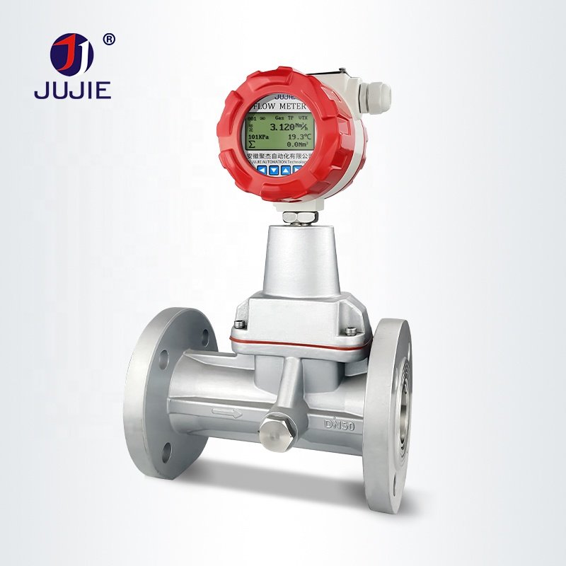 Gas Flow Meter Precession Vortex Flowmeter Natural Gas Methane Air Nitrogen Oxygen Air Flowmeter