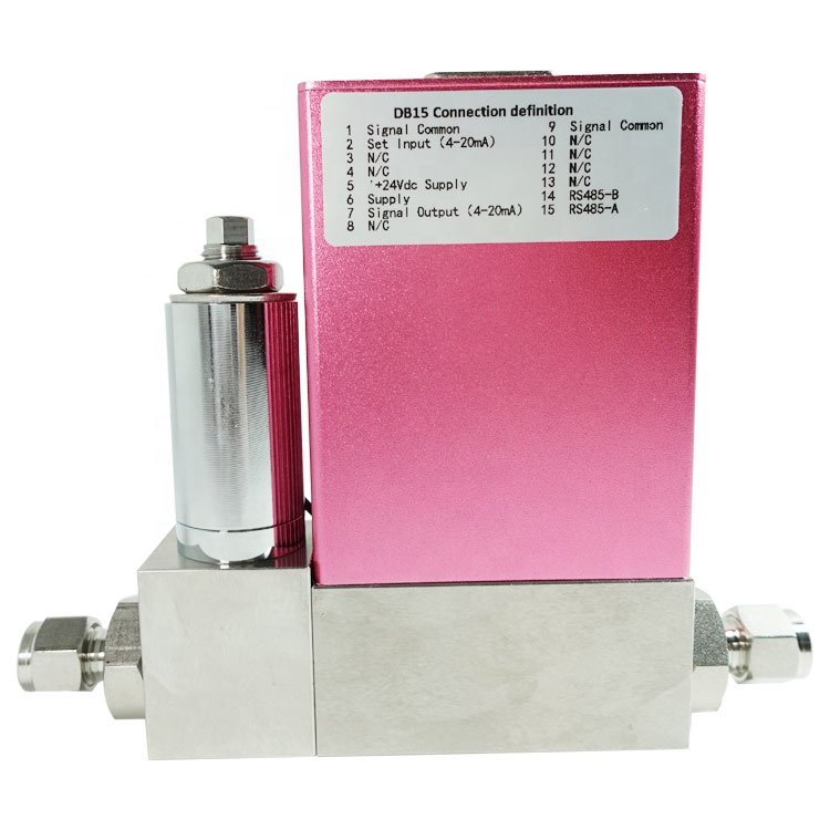 4-20mA RS485 Oxygen Air N2 Micro Gas Mass Flow Controller Flow Meter