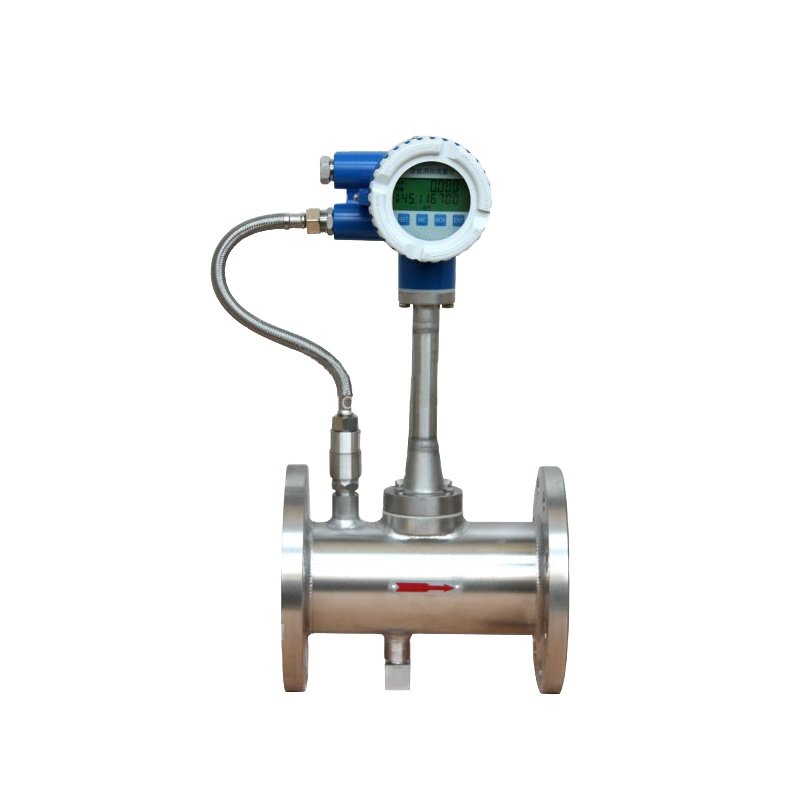 Vortex Flow Meter DN80 1% Accuracy IP65 RKS Manufacturer SS304 EXia Gas Flow Meter