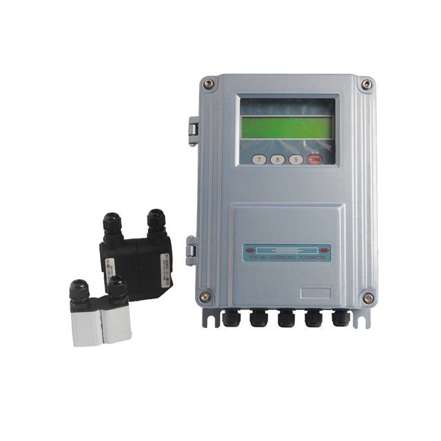 Yheng TDS-100F1 RS485 Digital Portable Ultrasonic Flowmeter Wall Mounting Ultrasonic Water Oil Flow Meter Customizable