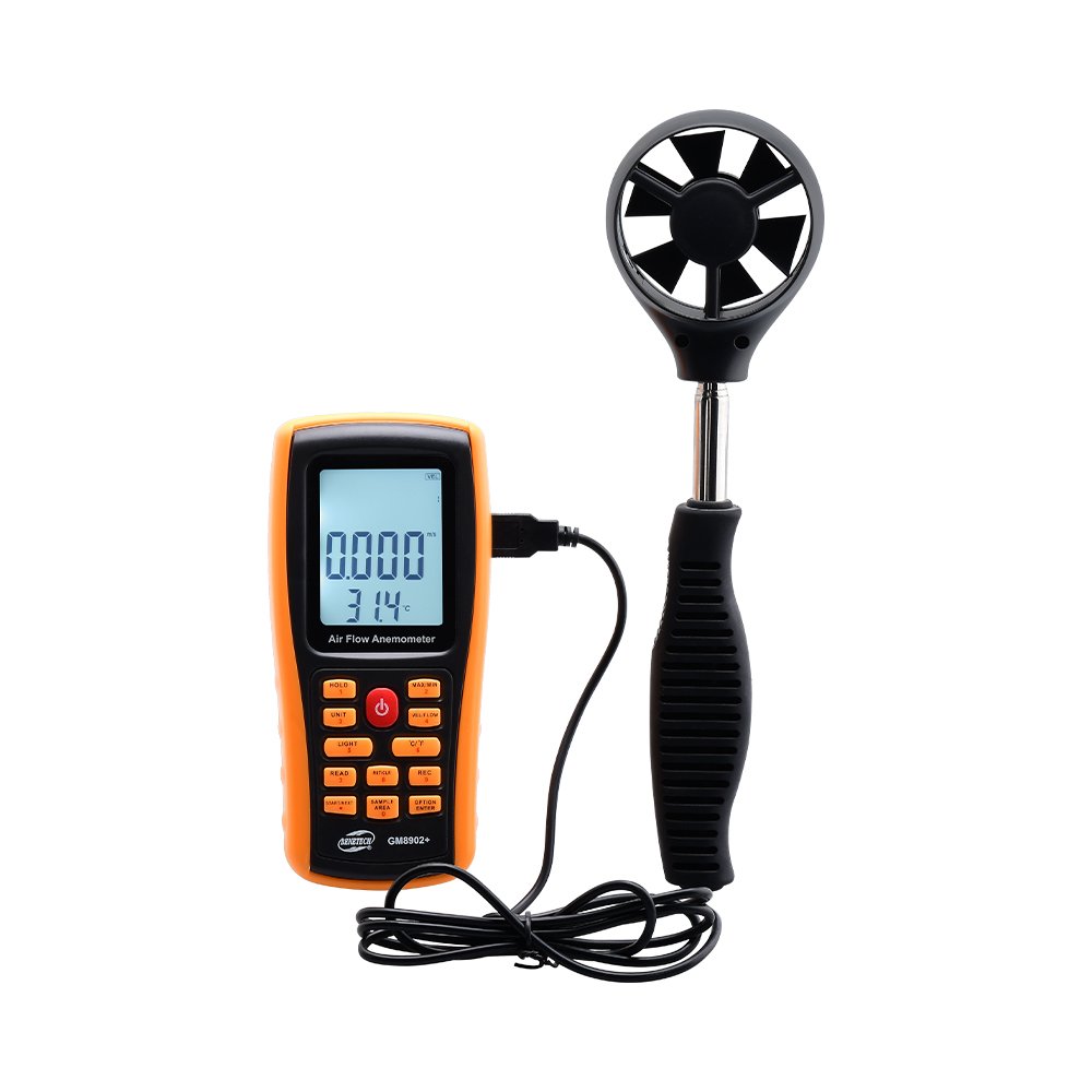 2023 New BENETECH GM8902+ Electronic Air Flow Measurement Anemometer Handheld Wind Speed Meter