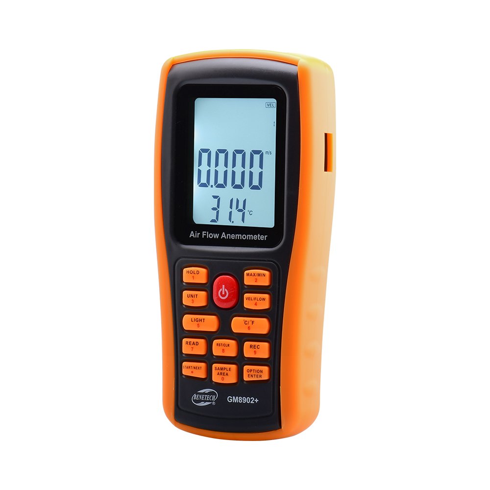 2023 New BENETECH GM8902+ Electronic Air Flow Measurement Anemometer Handheld Wind Speed Meter