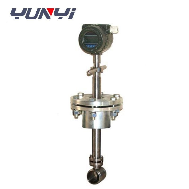 Customized 4-20mA Precession Co2 Gas Reduced Bore Compress Air Steam Flowmeter Vortex Flow Meter