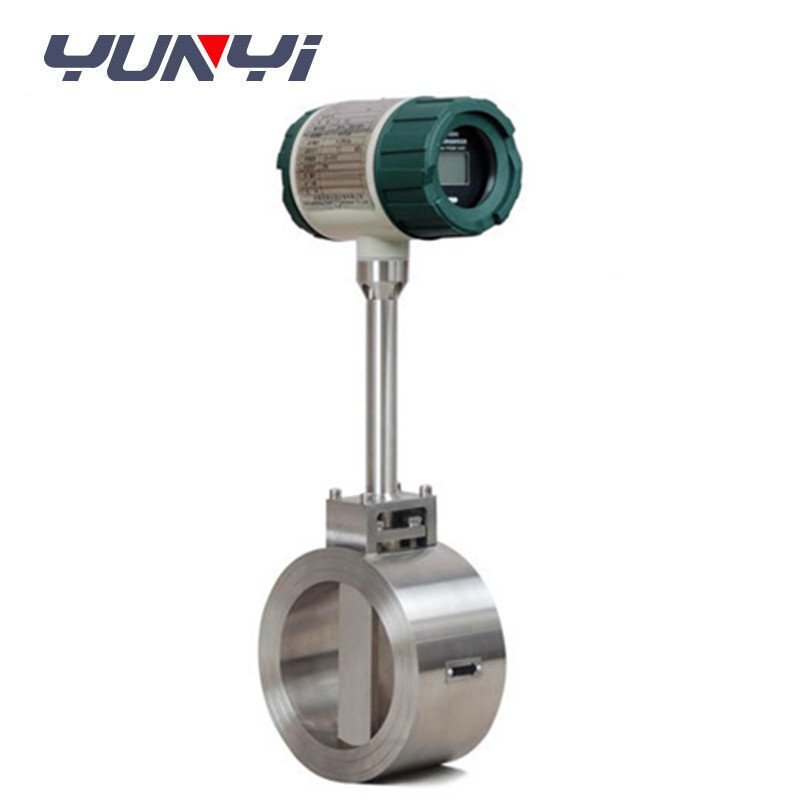 Customized 4-20mA Precession Co2 Gas Reduced Bore Compress Air Steam Flowmeter Vortex Flow Meter