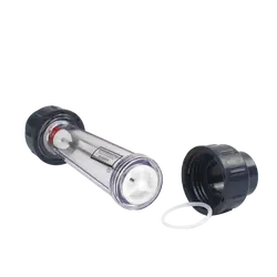 Manufacturer Sales Automatic Plastic Tube Flowmeter Threaded For Reverse Osmosis System