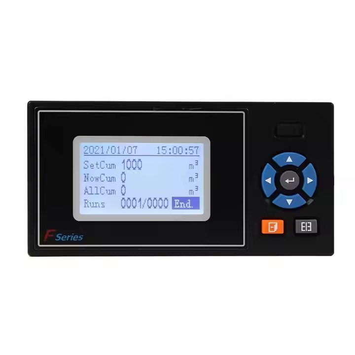 Flow Totalizer with RS485 Output 220V AC 50Hz Flow Meter Pressure Temperature Display
