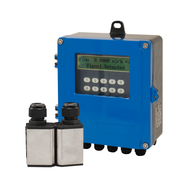 Fixed Type Flowmeter RS485 4-20mA Pulse Wall Mounted Ultrasonic Flow Meter