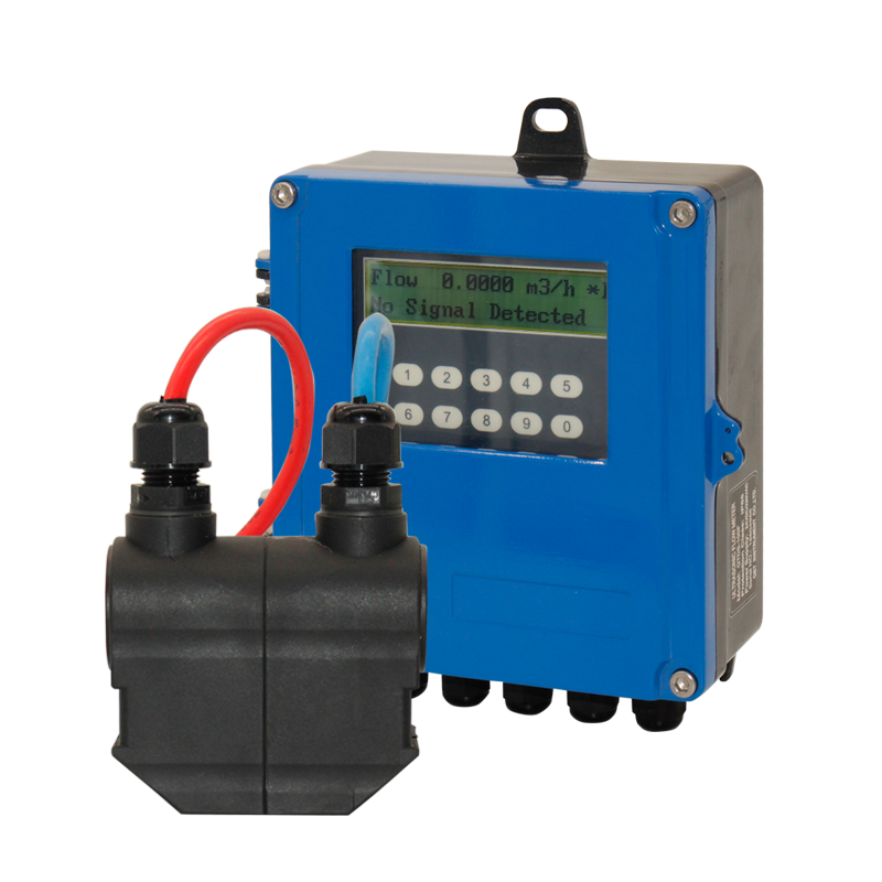 Fixed Type Flowmeter RS485 4-20mA Pulse Wall Mounted Ultrasonic Flow Meter