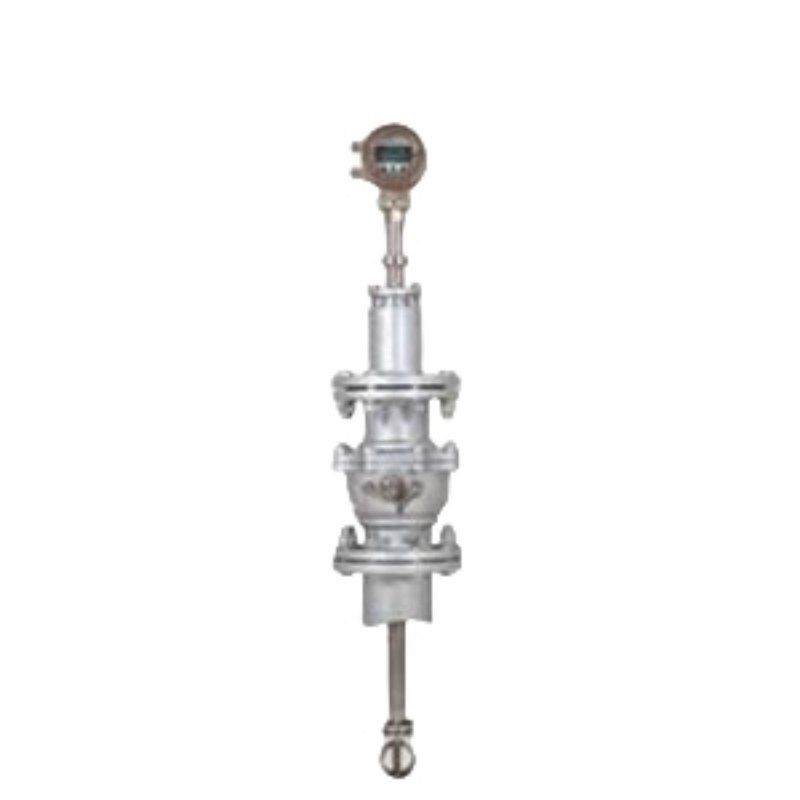 Customizable Vortex Flowmeter for Water Gas Liquid Air Medium Measurement Thread Connection with LCD Display Direct OEM Support