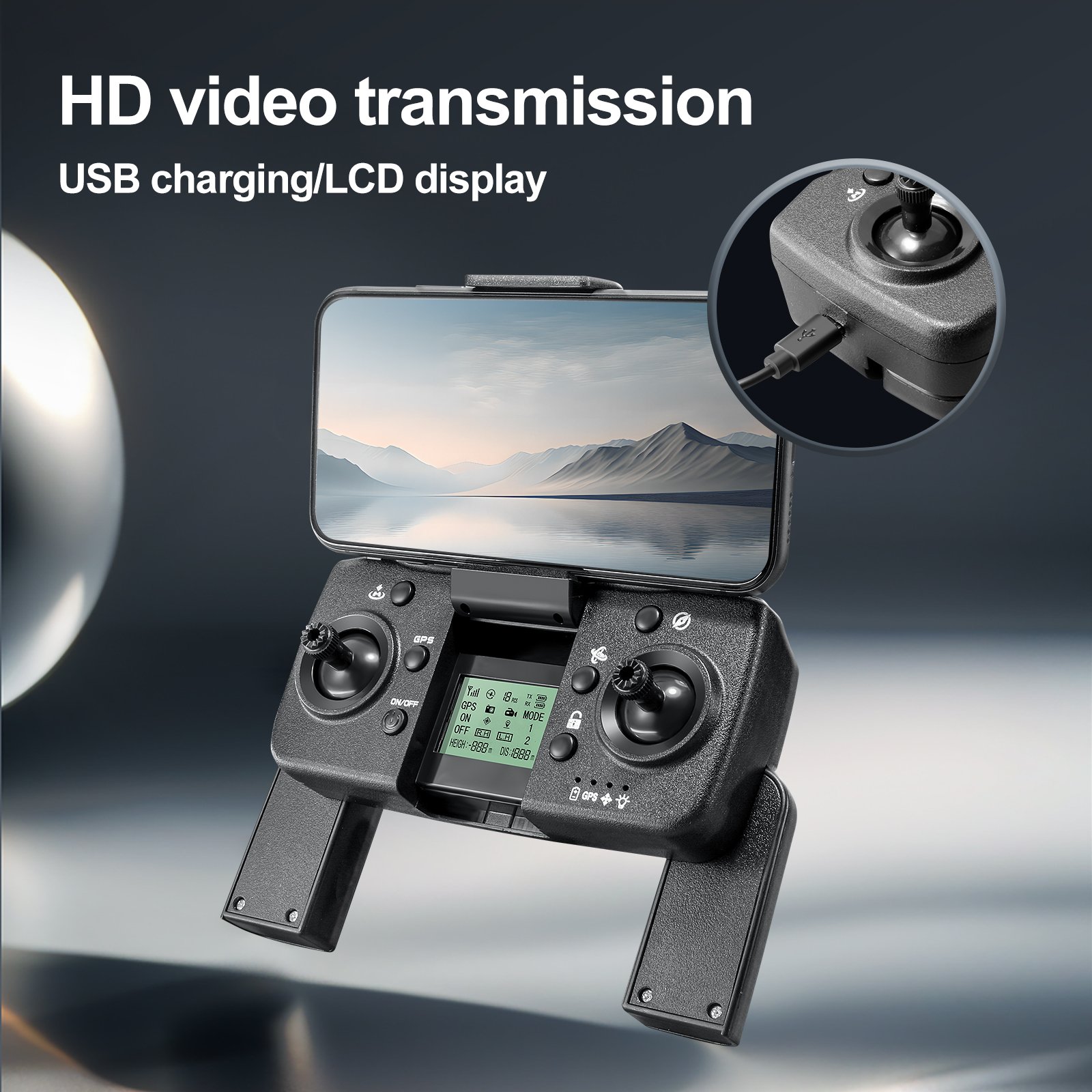 Equipped with GPS for a 2-kilometer Flight Distance 7.4V Battery RC Uav Mini Beginner Drone 4k 8k Camera Profesional Drones
