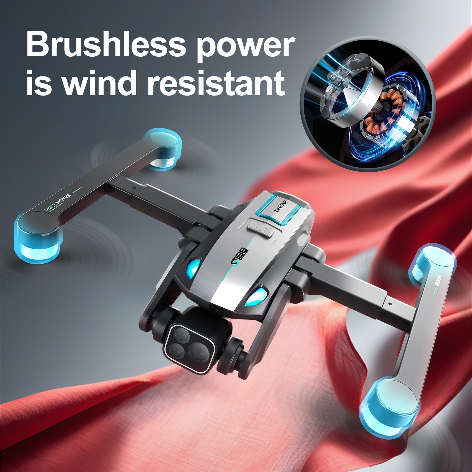 Equipped with GPS for a 2-kilometer Flight Distance 7.4V Battery RC Uav Mini Beginner Drone 4k 8k Camera Profesional Drones