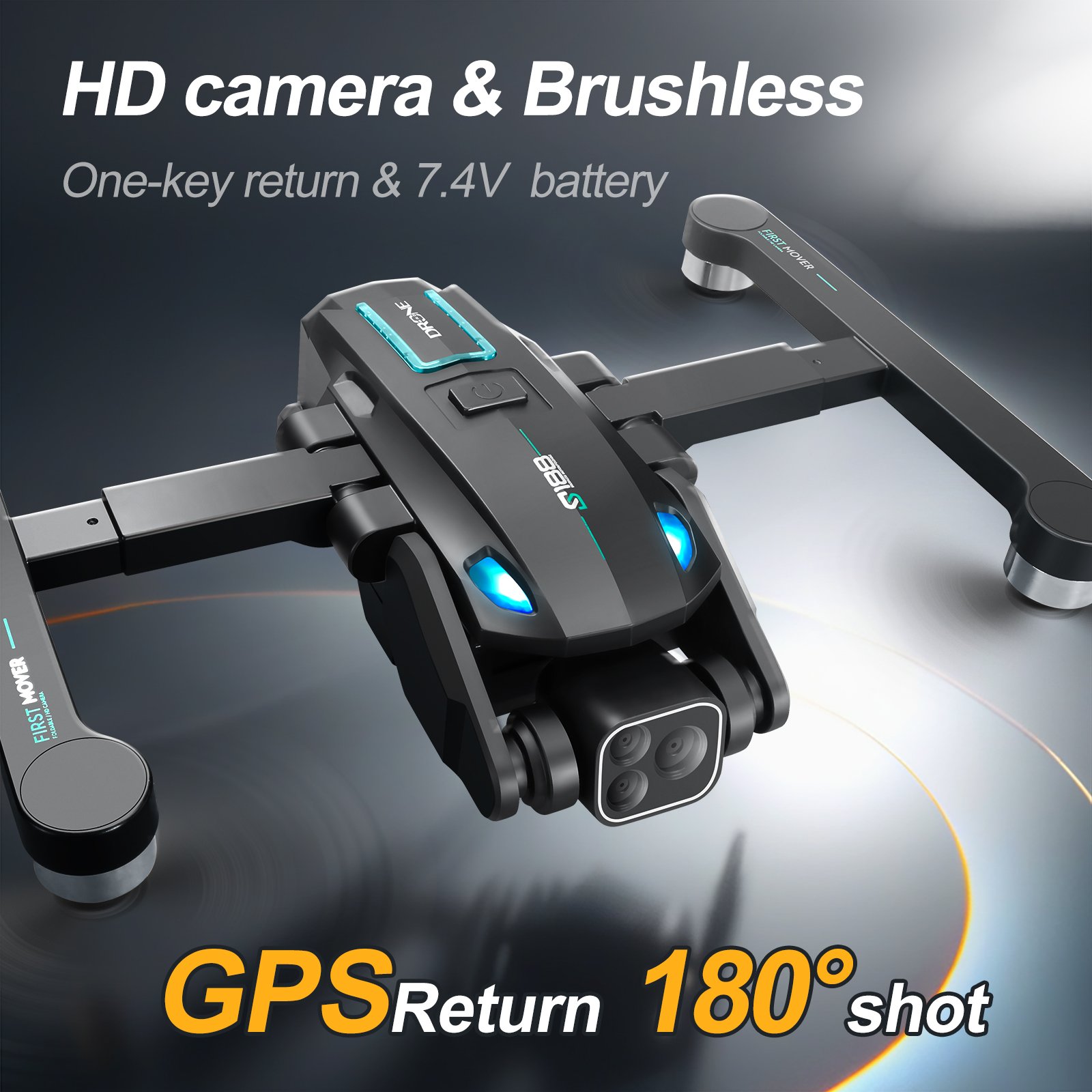 Equipped with GPS for a 2-kilometer Flight Distance 7.4V Battery RC Uav Mini Beginner Drone 4k 8k Camera Profesional Drones