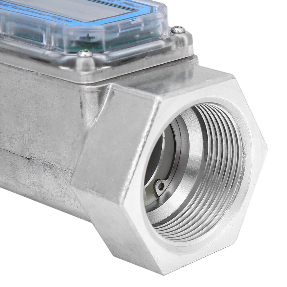 1.5" Liquid Flowmeter Digital Flow Meter for Diesel Kerosene Gasoline 15-120L / Min
