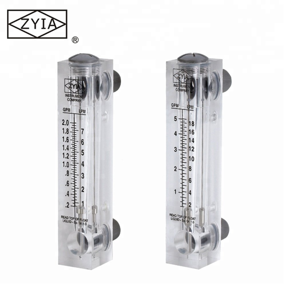 Manufacturer Supply Plastic Water Liquid Glass Acrylic Flow Meter air Water Flowmeter for Sale