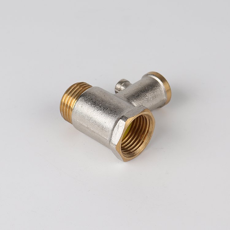 Lockable Water Meter Water Flow Control Brass Air Pressure Relief Safety Valve for Water Heating System