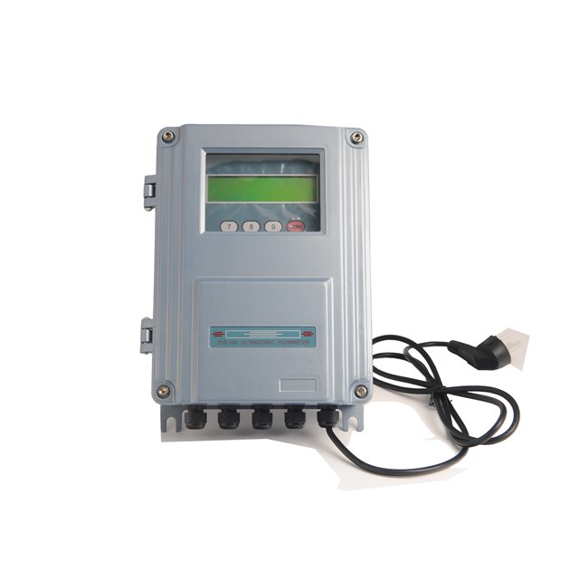 Yheng TDS-100F1 Ultrasonic Oil Flow Sensor Fuel Flow Meter Clamp for Small Pipe Smart Ultrasonic Flowmeter Wall Mounted