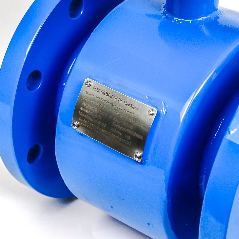 Battery Powered Acid Resistant Flow Meter Water Electromagnetic Flow Meter Magnetic Flowmeter