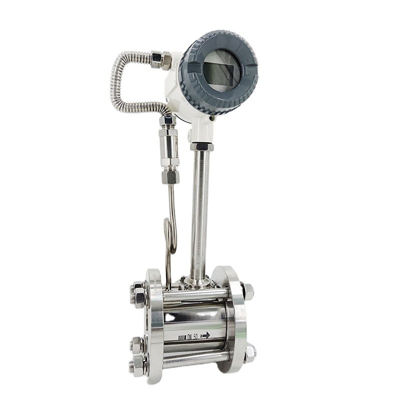 High Reliability Portable Flow Meter Digital Steam Liquid Nitrogen Flow Meter Digital Fuel Meter Gas air Steam Vortex Flowmeter