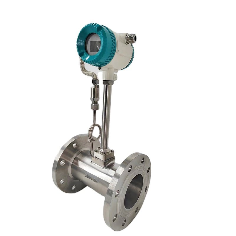 High Reliability Portable Flow Meter Digital Steam Liquid Nitrogen Flow Meter Digital Fuel Meter Gas air Steam Vortex Flowmeter
