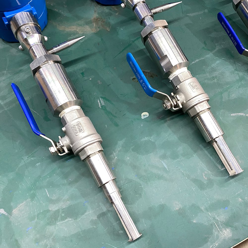 Methane Nitrogen Oxygen Co2 Flowmeter Natural Gas Large Diameter Inserted Compressed Air Thermal Gas Mass Flow Meter