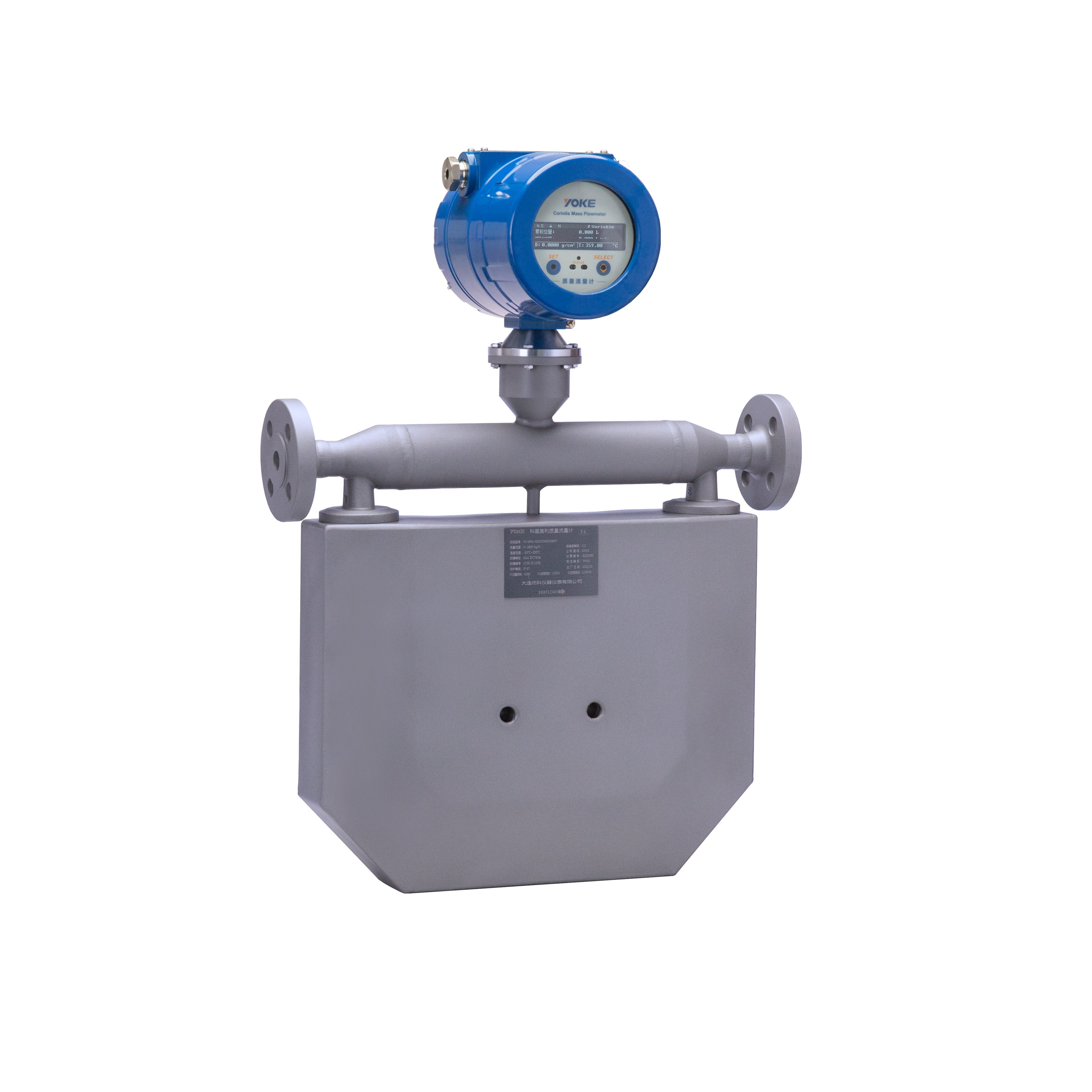 0.1% ~0.15% China Mass Flow Meter Micro Motion Coriolis Mass Flowmeter with 4-20mA Output Mass Flow Meter Food Contact