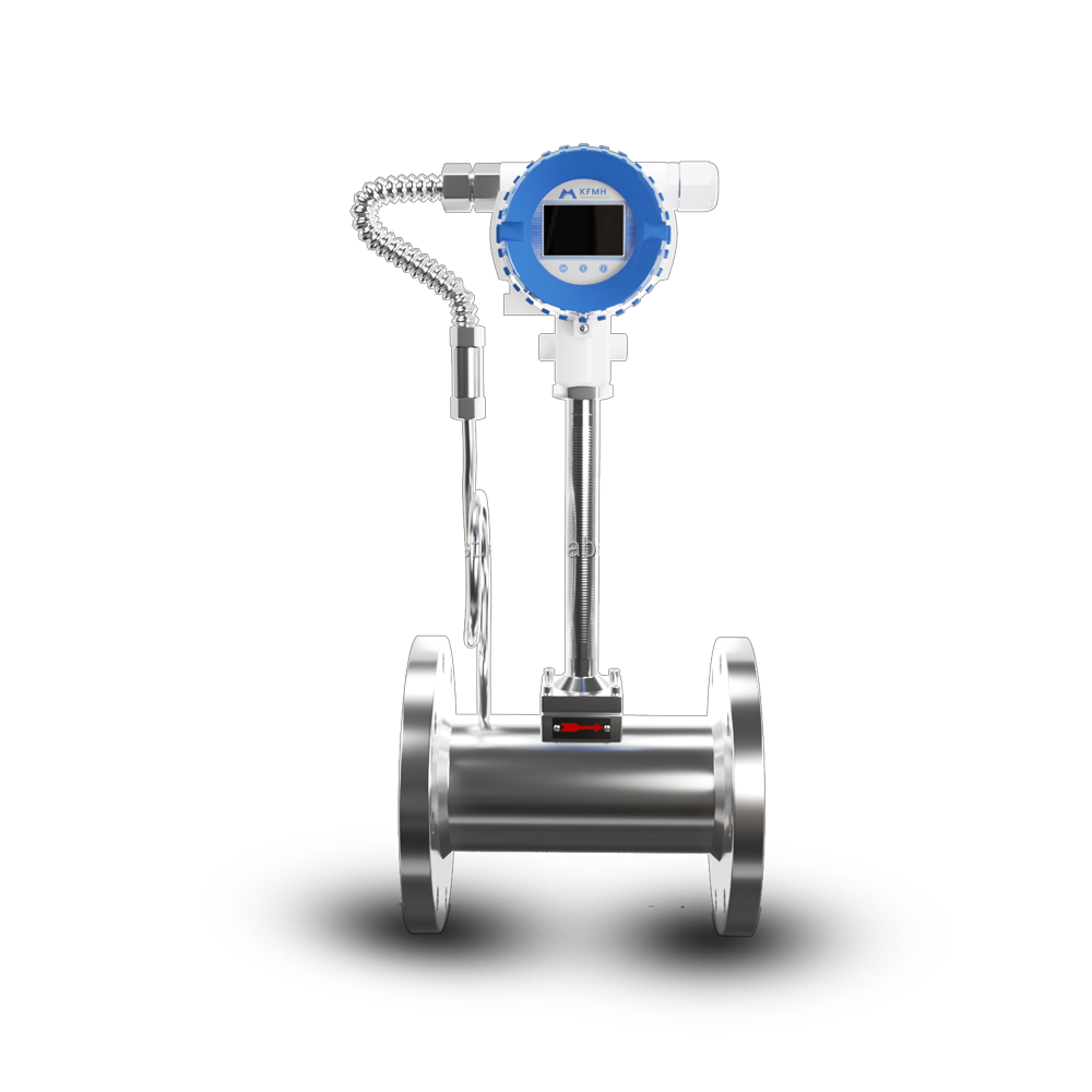 Steam ANSI 150# Flange Connection 1.0%R SUS304 Integrated/Remote Type Vortex Flowmeter