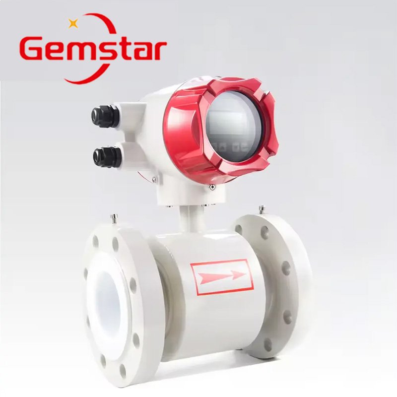 Manufacturers' Stainless Steel 316 Digital EMF Flowmeter for Oil Air Fluid Sewage Seawater Milk Salt Solution Mag Meter