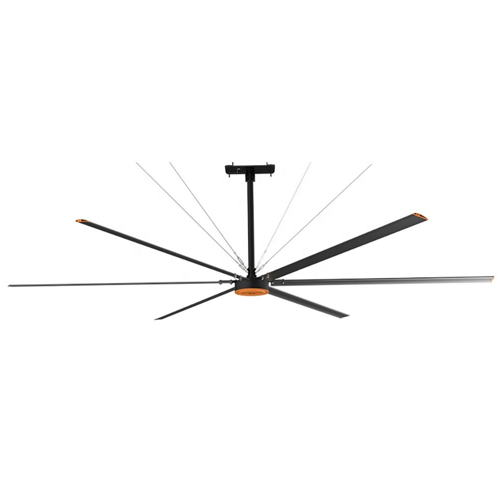 4.9 Meter HVLS Air-cooled Industrial Ceiling Fan DC Motor PMSM 220V