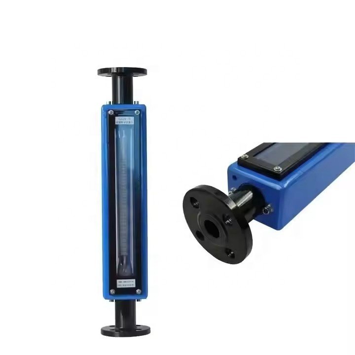 Digital Glass Tube Flange Type Flowmeter for Liquid and Gas and Oil
