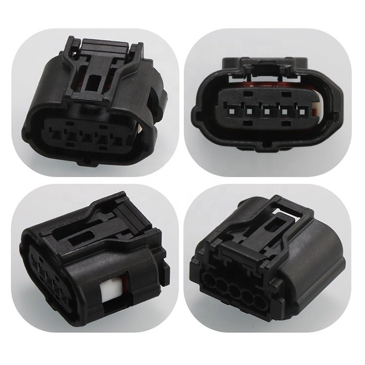 5 Pin TS MAF Sensor Black Connector Socket Air Flow Meter Wiring Plug Automotive Connector