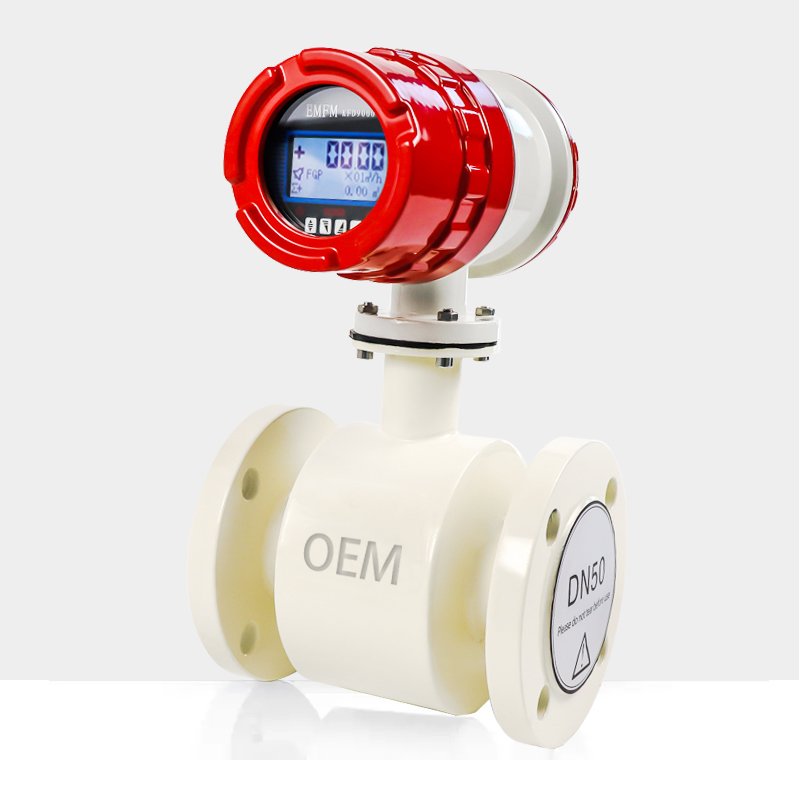 Manufacturer Customized Intelligent Electromagnetic Flowmeter Electromagnetic Flow Meter with Milk