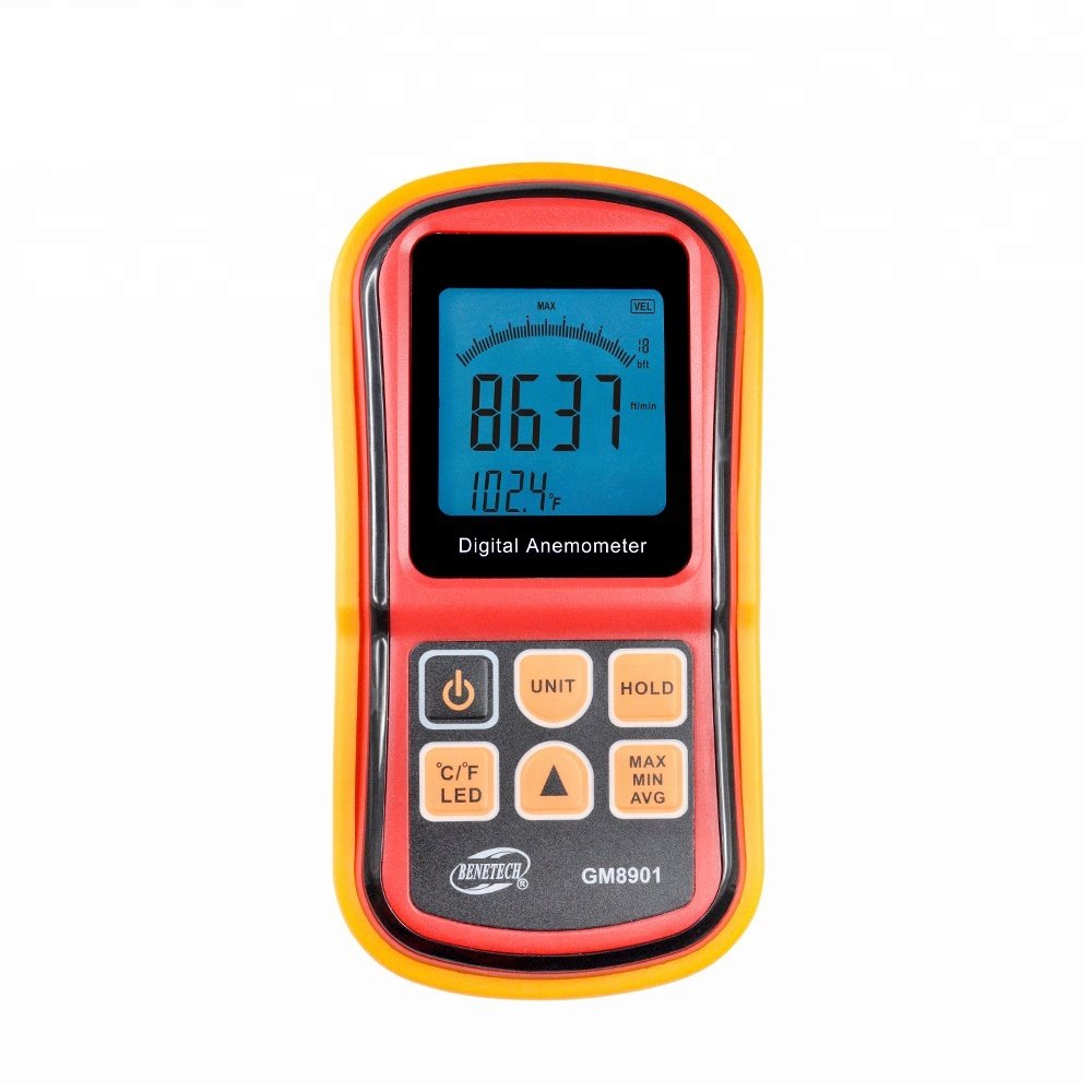 BENETECH GM8901Wind Speed Meter Anemometer handheld Portable