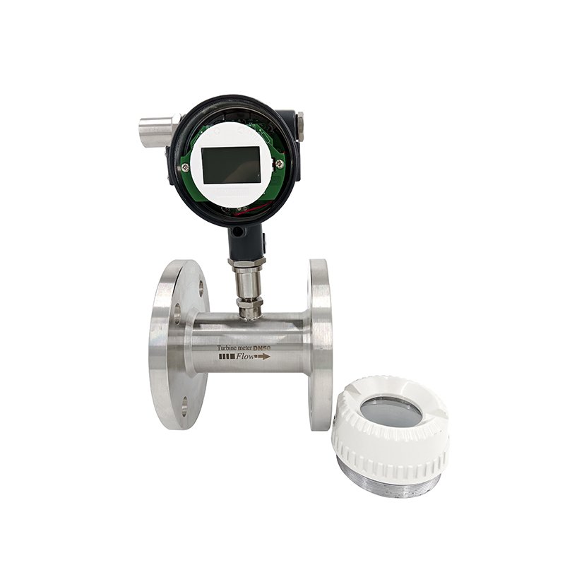 Air Turbine Flowmeter Inline Aluminum Alloy Sensor Turbine Flow Meter