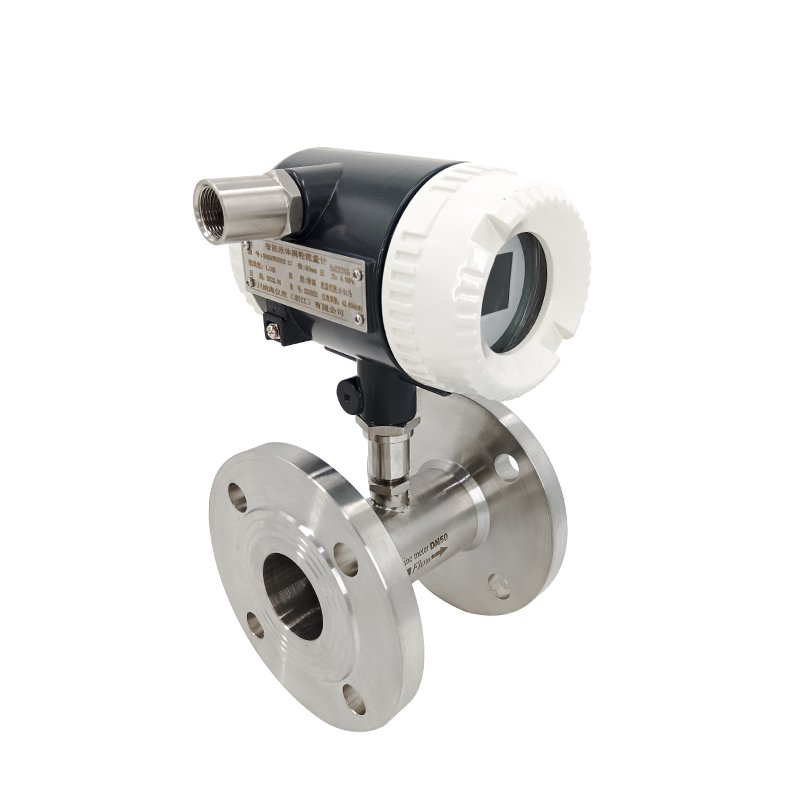 Air Turbine Flowmeter Inline Aluminum Alloy Sensor Turbine Flow Meter
