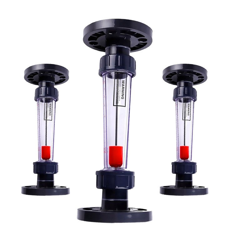 Rotameter Mechanical Panel air Gas Water Rotary Flow Meter with Adjustable Valve Metal Glass Tube Flowmeter Variable Area
