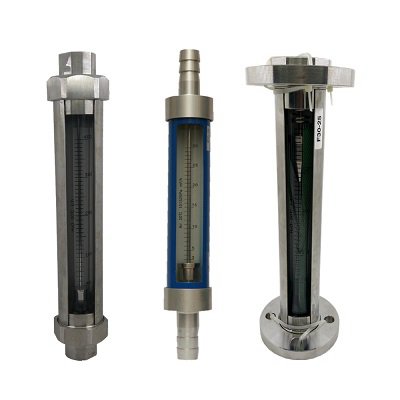 Rotameter Mechanical Panel air Gas Water Rotary Flow Meter with Adjustable Valve Metal Glass Tube Flowmeter Variable Area