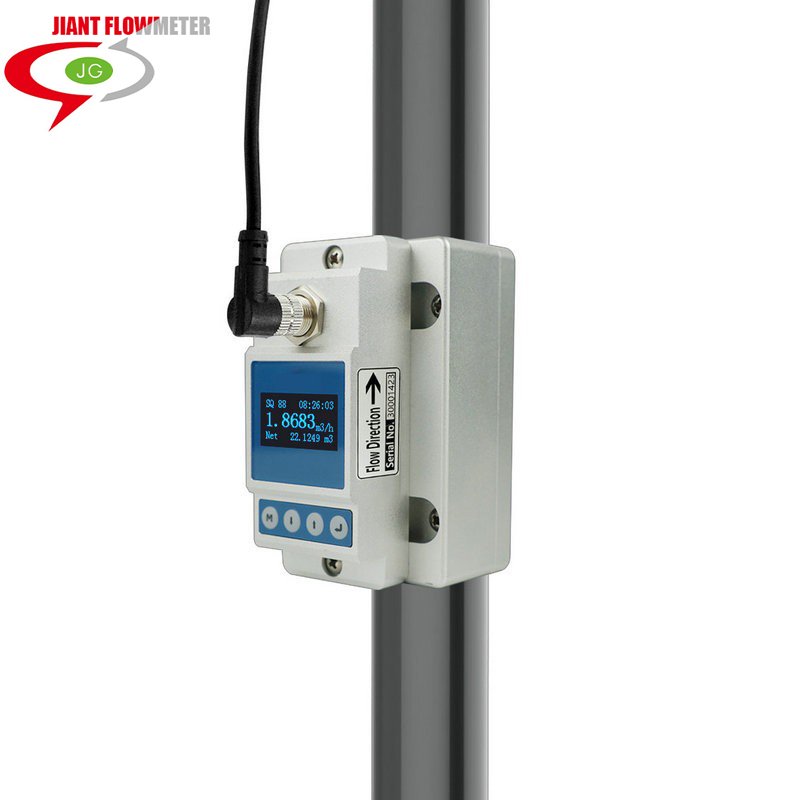 JIANT Dn15-dn40 Universal Small Pipe Clamp-on Ultrasonic Flowmeter/flow Meter