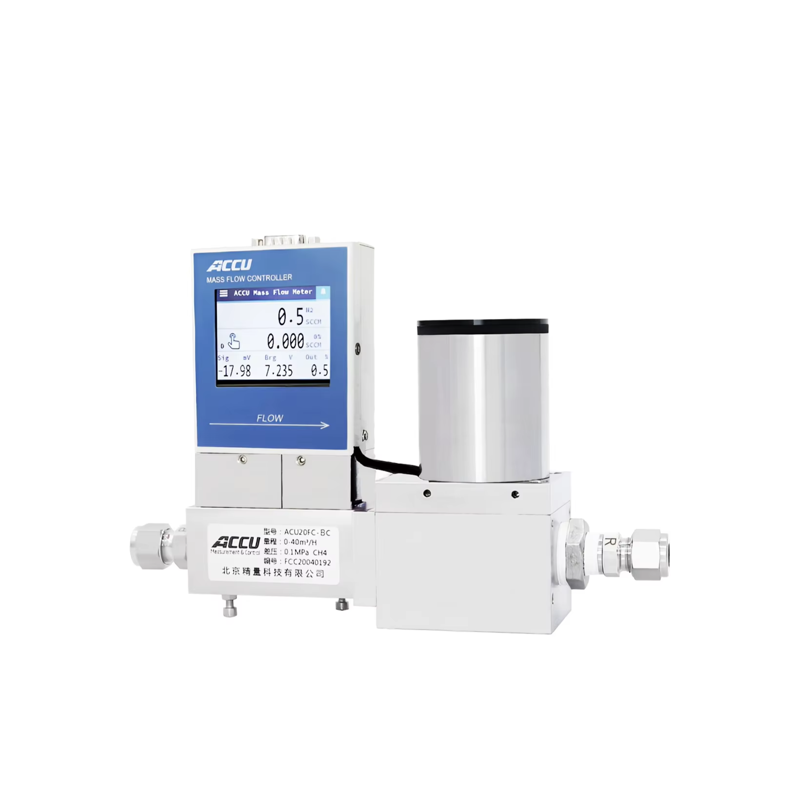 Popular Digital Stainless Steel Industrial Flow Meter Mini Mass Flow Controller Air Compressor Customized OEM Support Gas