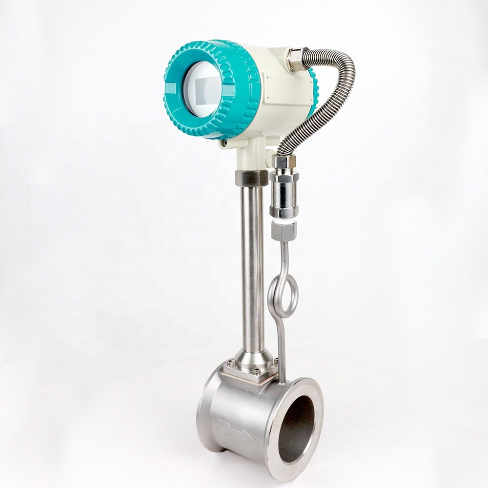 2024 Hot Sale Digital Stainless Steel 4-20ma Pulse Vortex Flow Meter Compressed Air Steam Gas Flowmeter