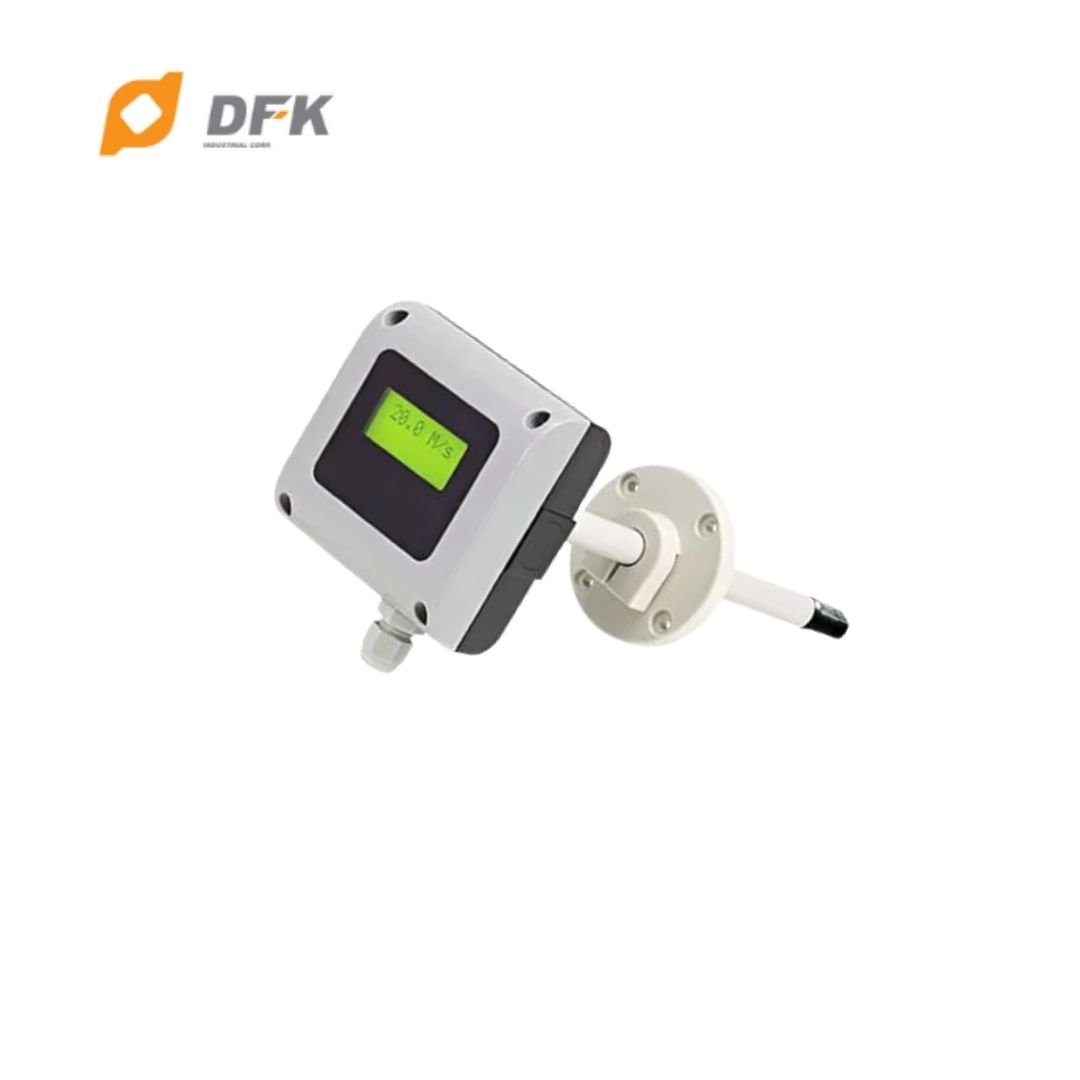 DC 0~10V 95% RH Duct Air Flow Meter With Data Logger