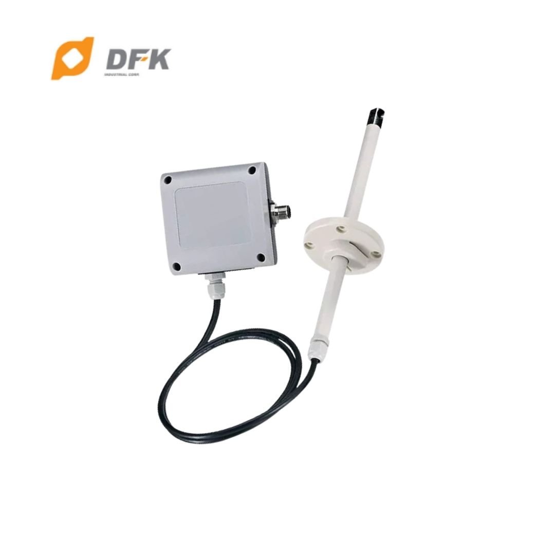 DC 0~10V 95% RH Duct Air Flow Meter With Data Logger