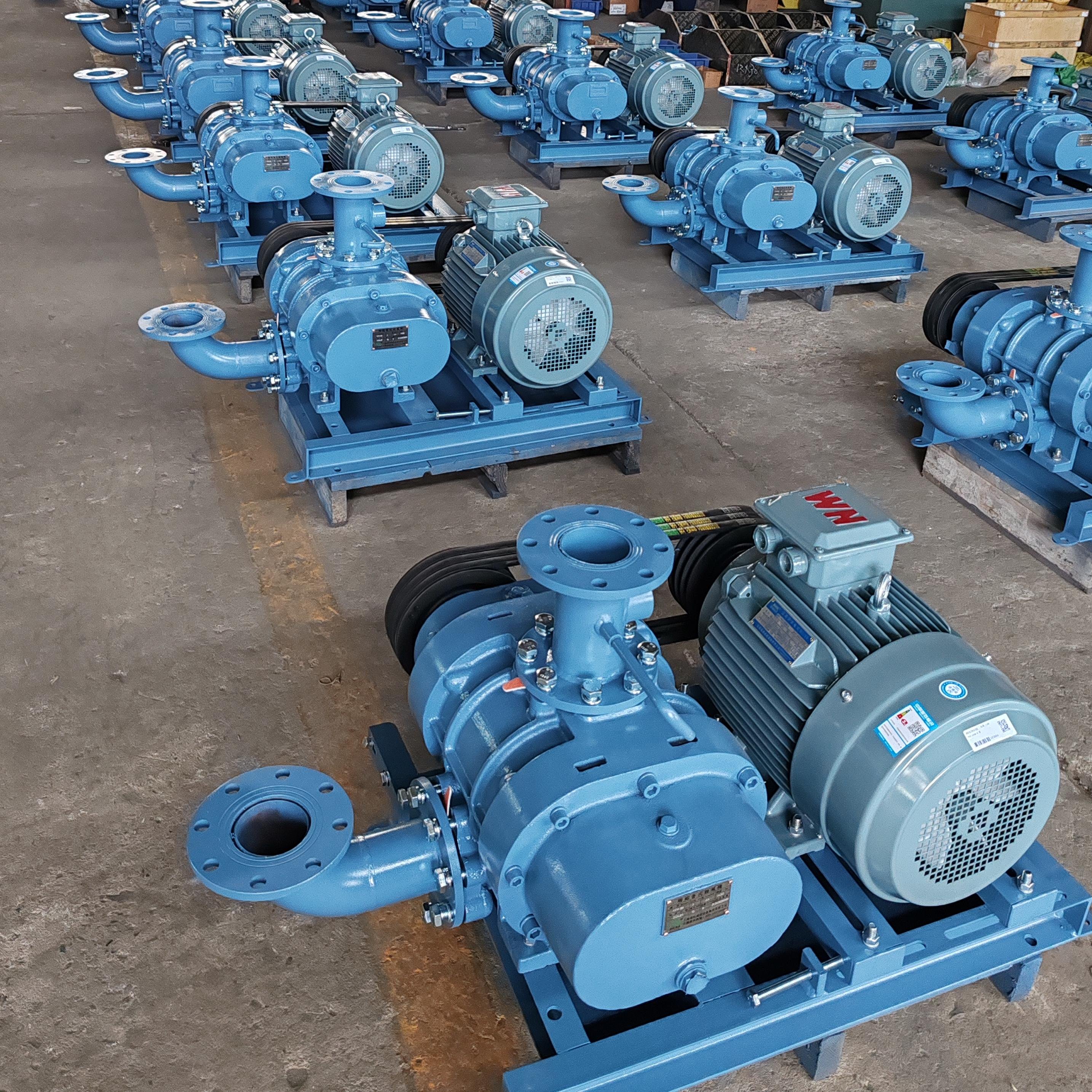 Hot Selling High Quality Roots Blower Electric Inflatable Pneumatic Transporter Sewage Treatment Aeration High Pressure Electric