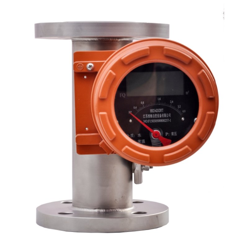Hot Sell Accuracy Gas Liquid Variable Area Flow Meter Stainless Metal Plastic Rotameter Flange Connection Glass Tube Rotameter