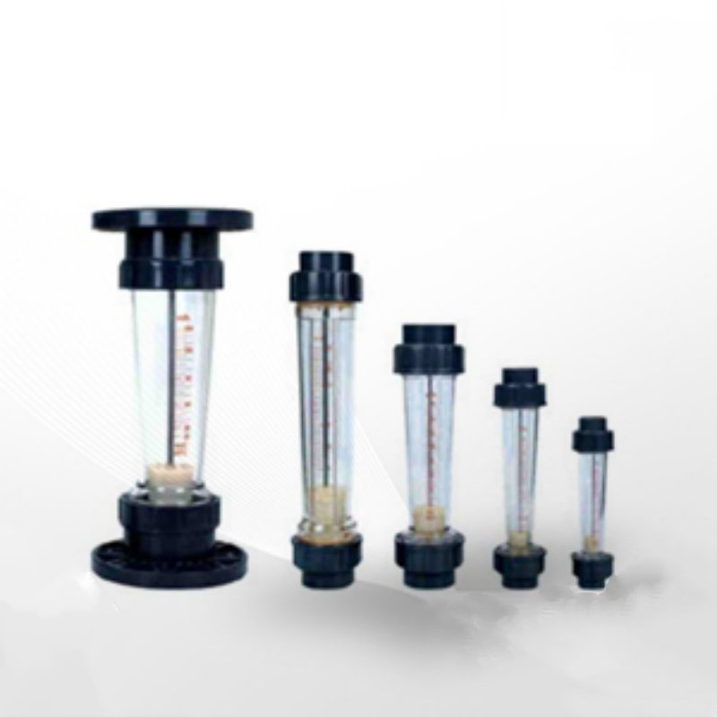 Hot Sell Accuracy Gas Liquid Variable Area Flow Meter Stainless Metal Plastic Rotameter Flange Connection Glass Tube Rotameter