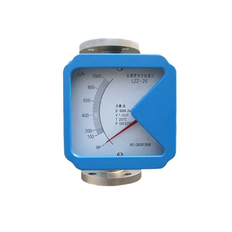 Hot Sell Accuracy Gas Liquid Variable Area Flow Meter Stainless Metal Plastic Rotameter Flange Connection Glass Tube Rotameter