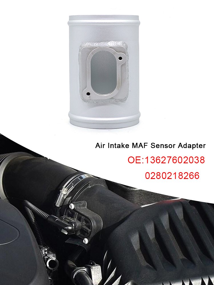 Car Air Flow MAF Sensor Adapter for Air Intake Meter Mount Aluminum Tube Pipe
